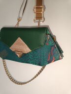Sac à main style Messager Vert
