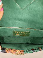 Sac à main style Messager Vert