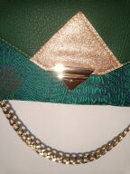 Sac à main style Messager Vert