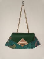 Sac à main style Messager Vert