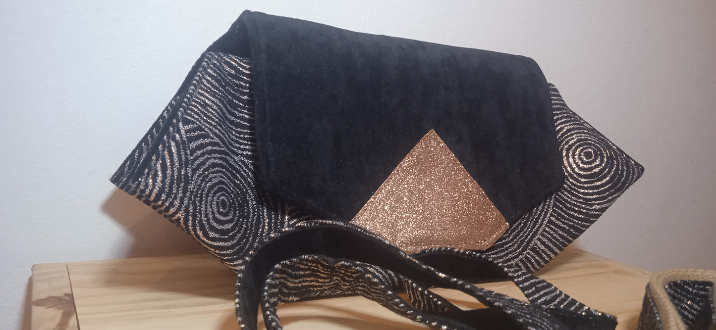 Sac à main style Messager Black