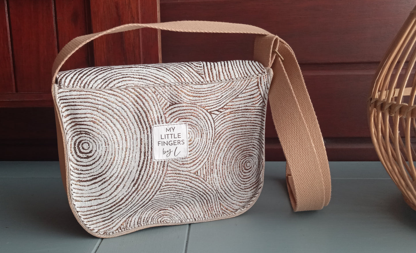Sac Besace écru