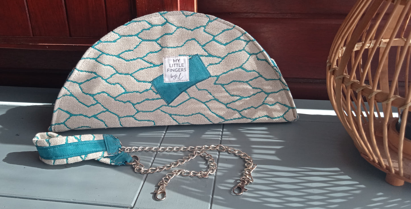 Pochette demi-cercle Océan
