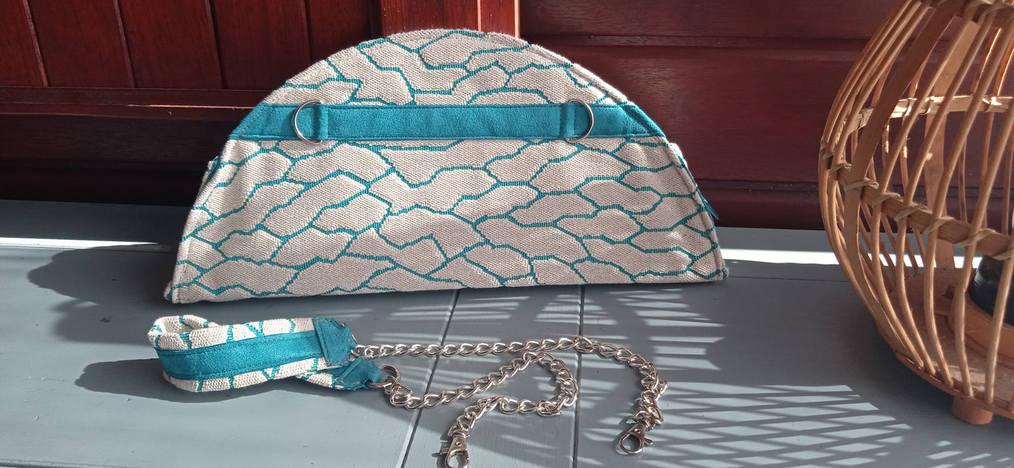 Pochette demi-cercle Océan