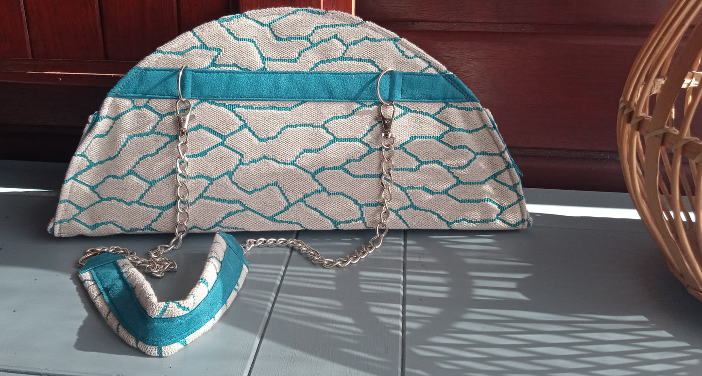 Pochette demi-cercle Océan