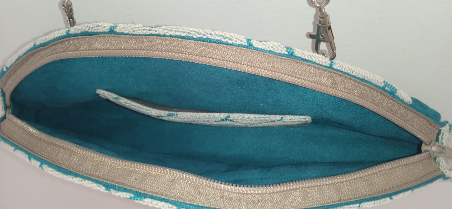 Pochette demi-cercle Océan