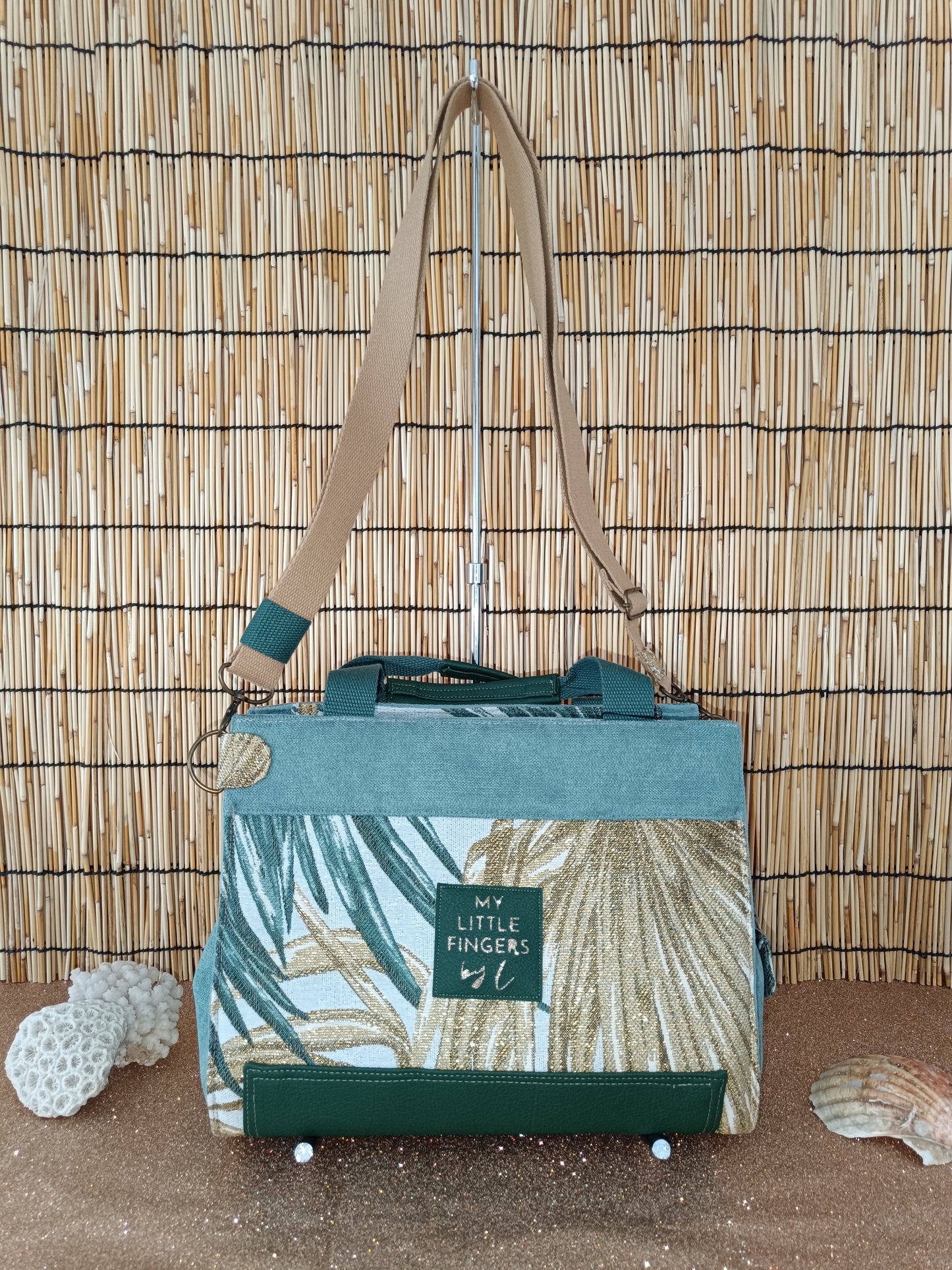 Sac Working Girl vert d'eau