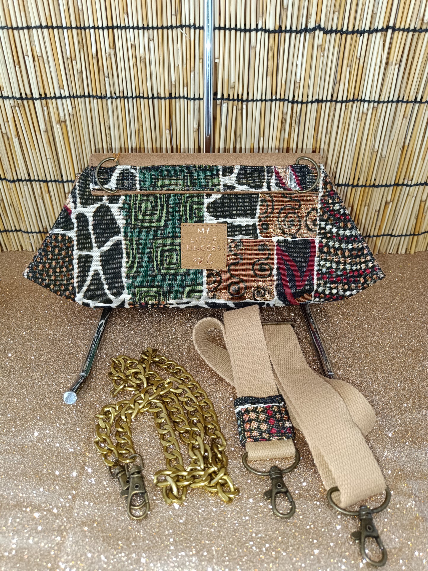 Sac à main Messager Safari
