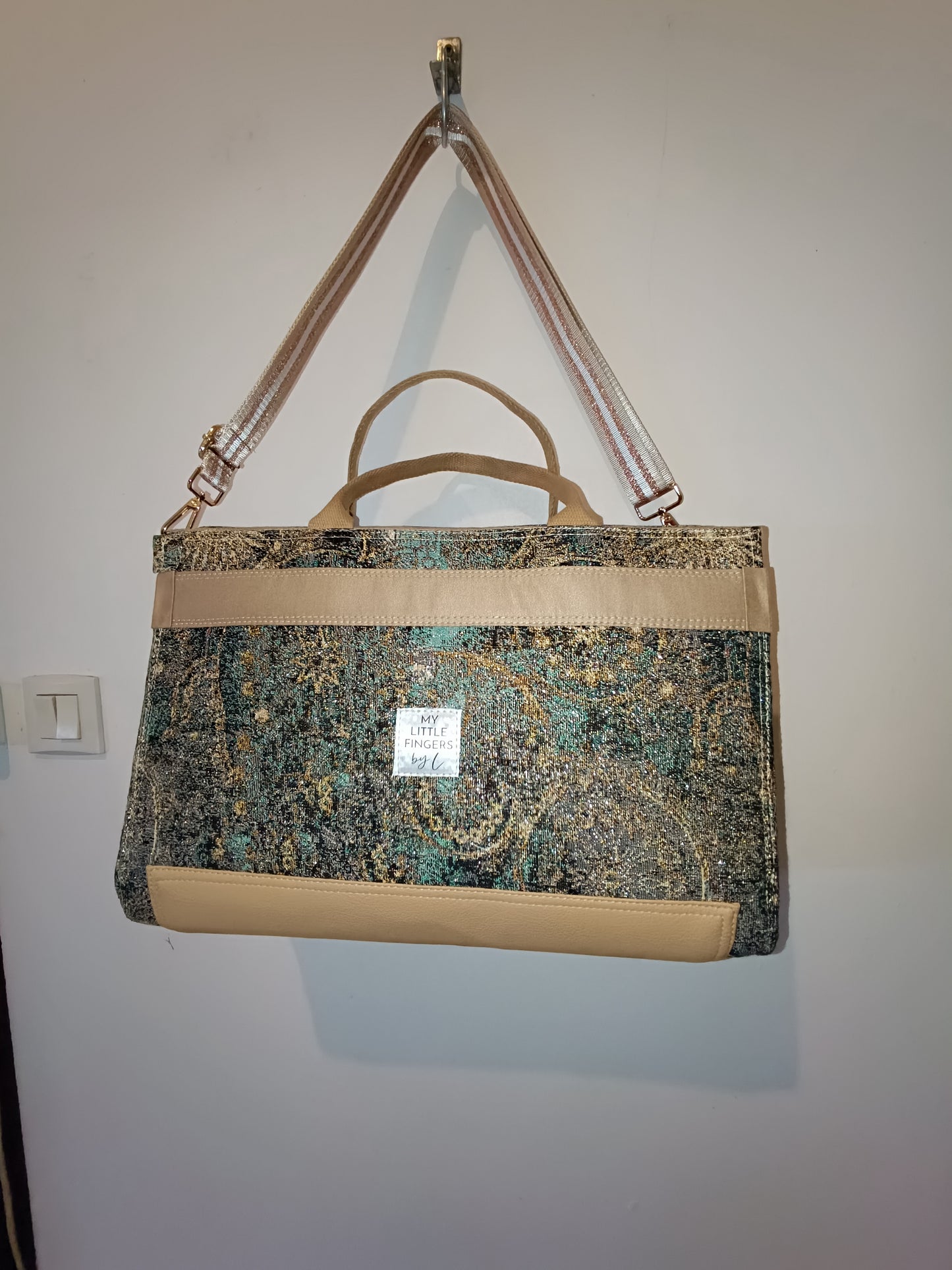 Sac Business Woman bleu/écru