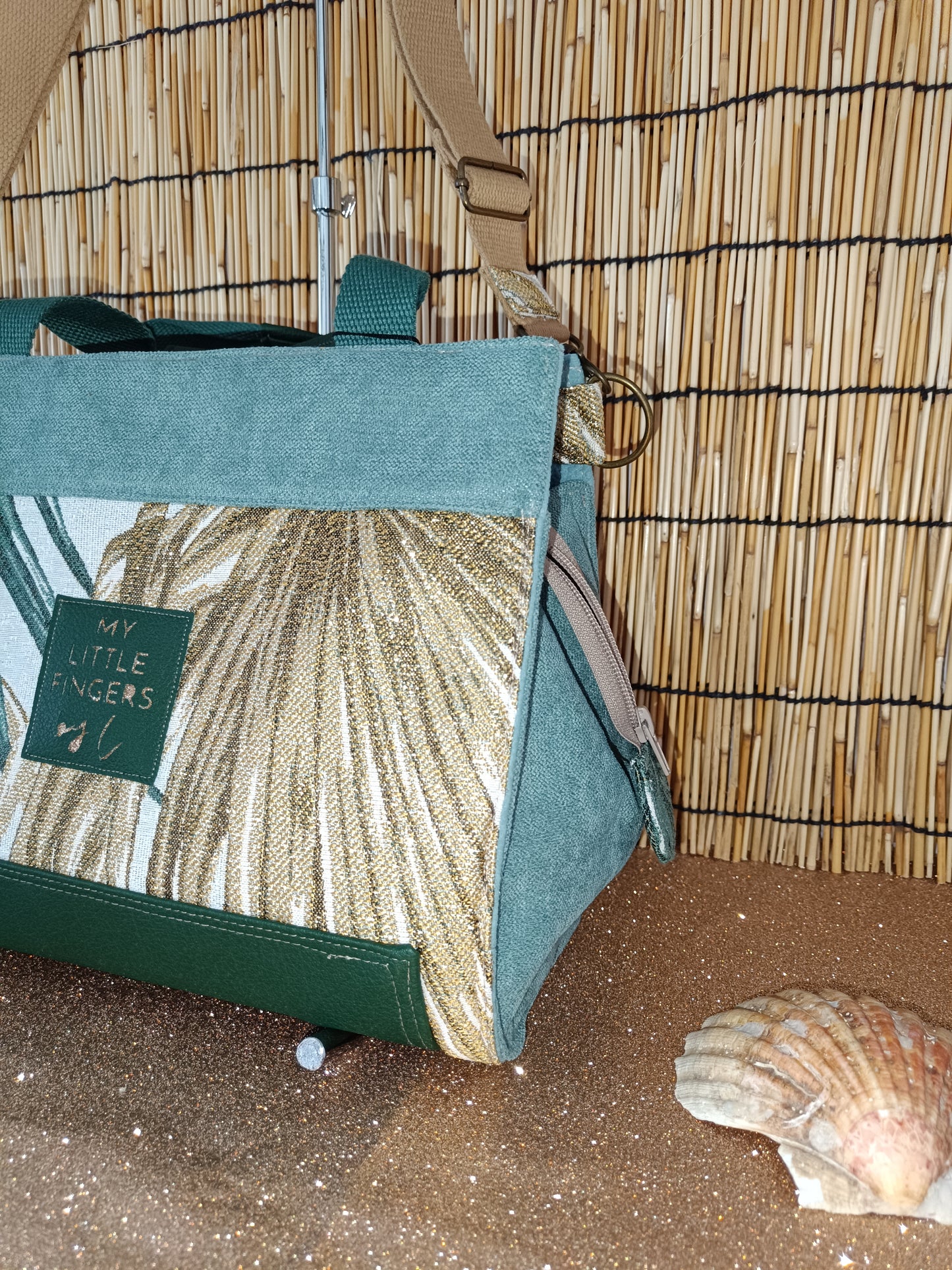 Sac Working Girl vert d'eau