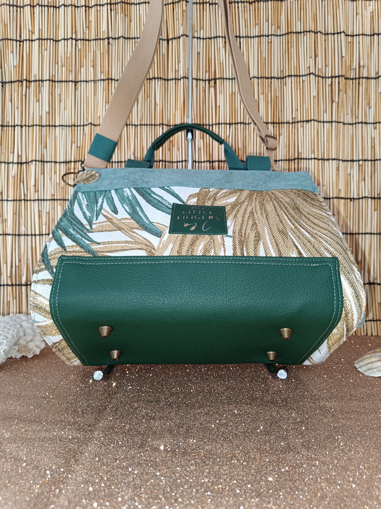 Sac Working Girl vert d'eau