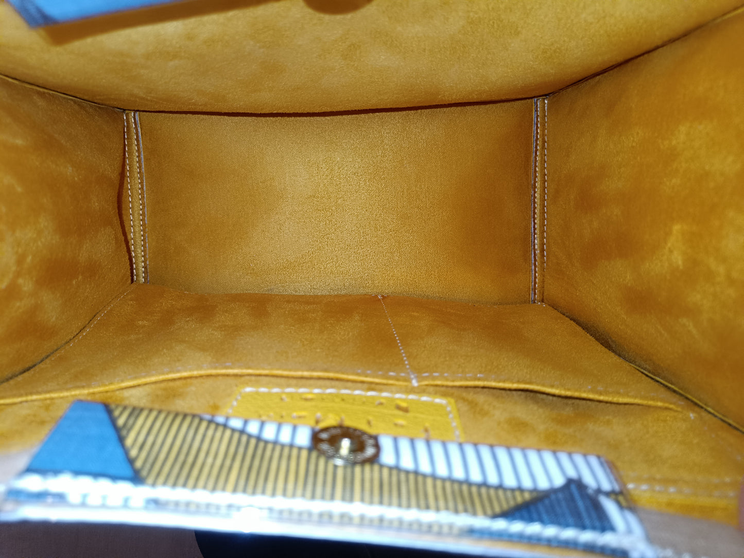 Sac Cabas Bleu Jaune
