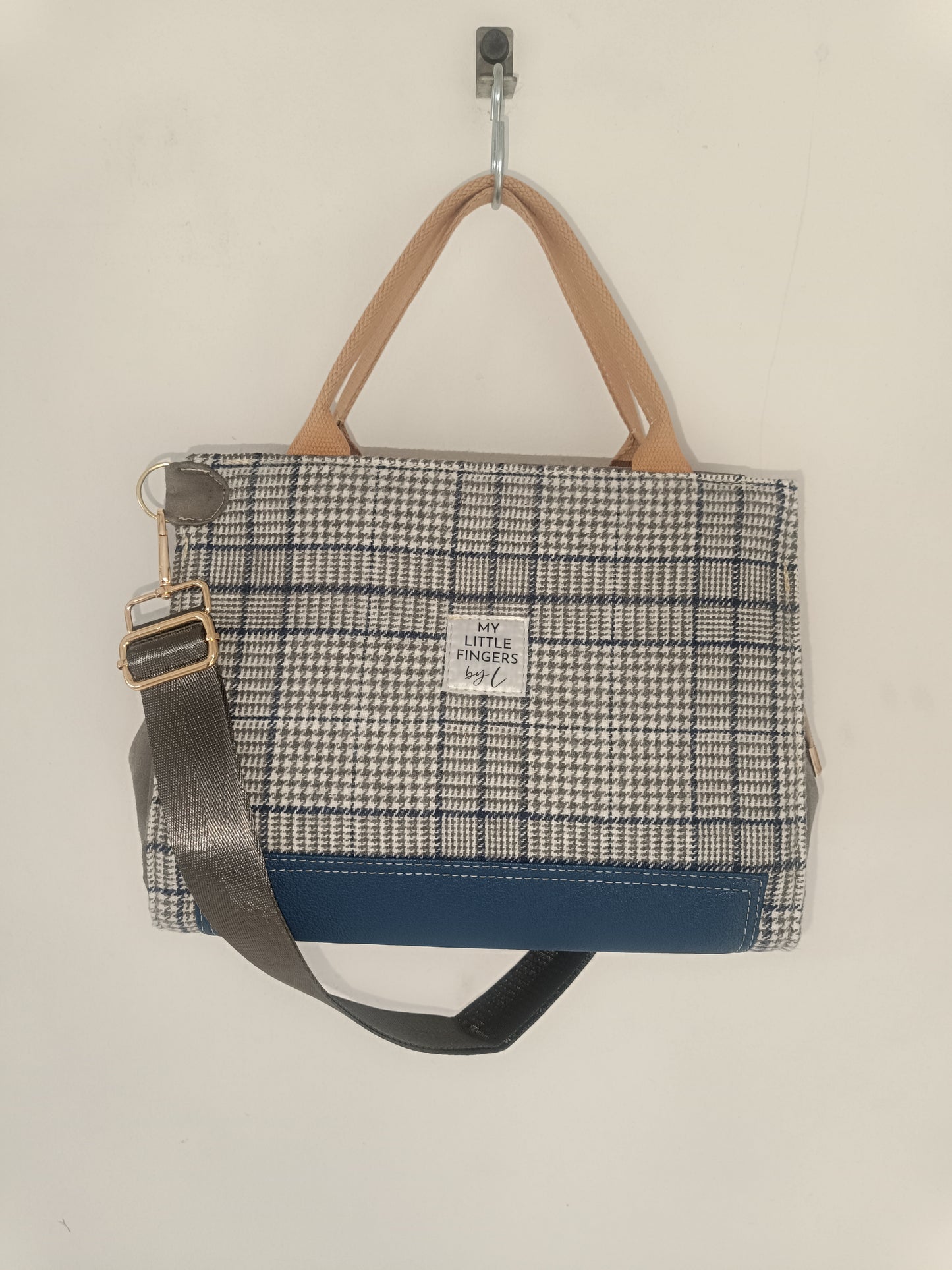 Sac Working Girl Hiver bleu/gris