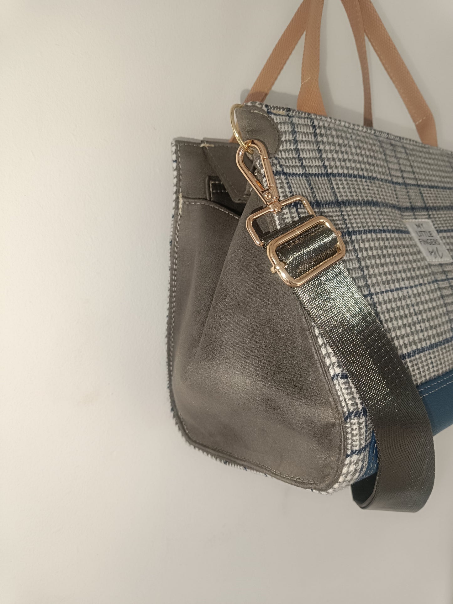 Sac Working Girl Hiver bleu/gris