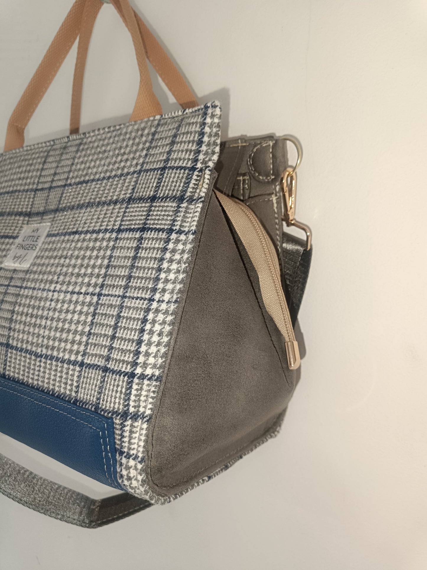 Sac Working Girl Hiver bleu/gris