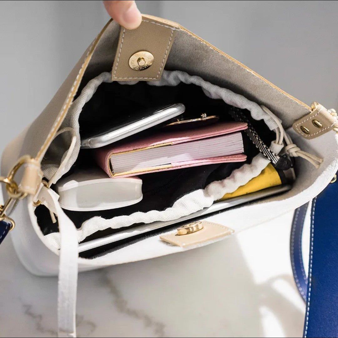 Petit Sac à Main Seau Jaune