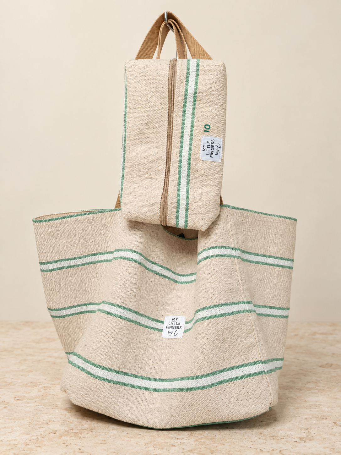 Sac de plage + trousse