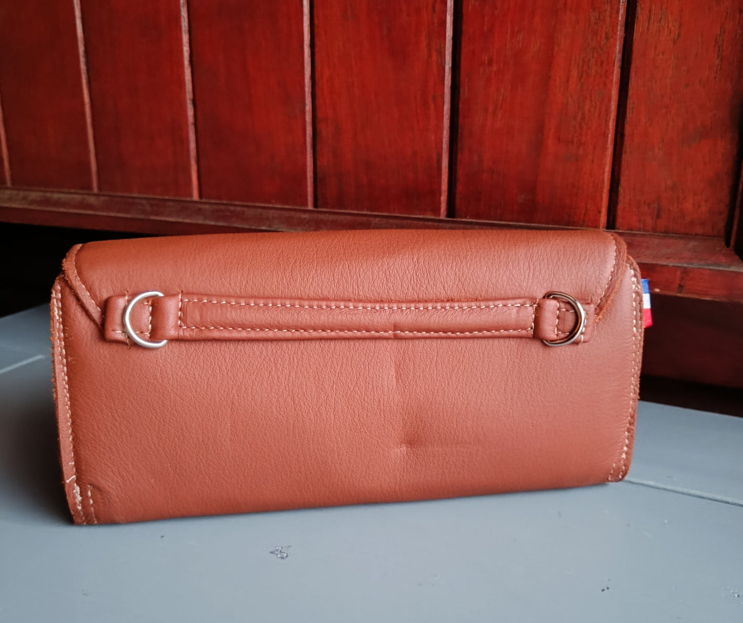 Portefeuille Compagnon cuir Camel
