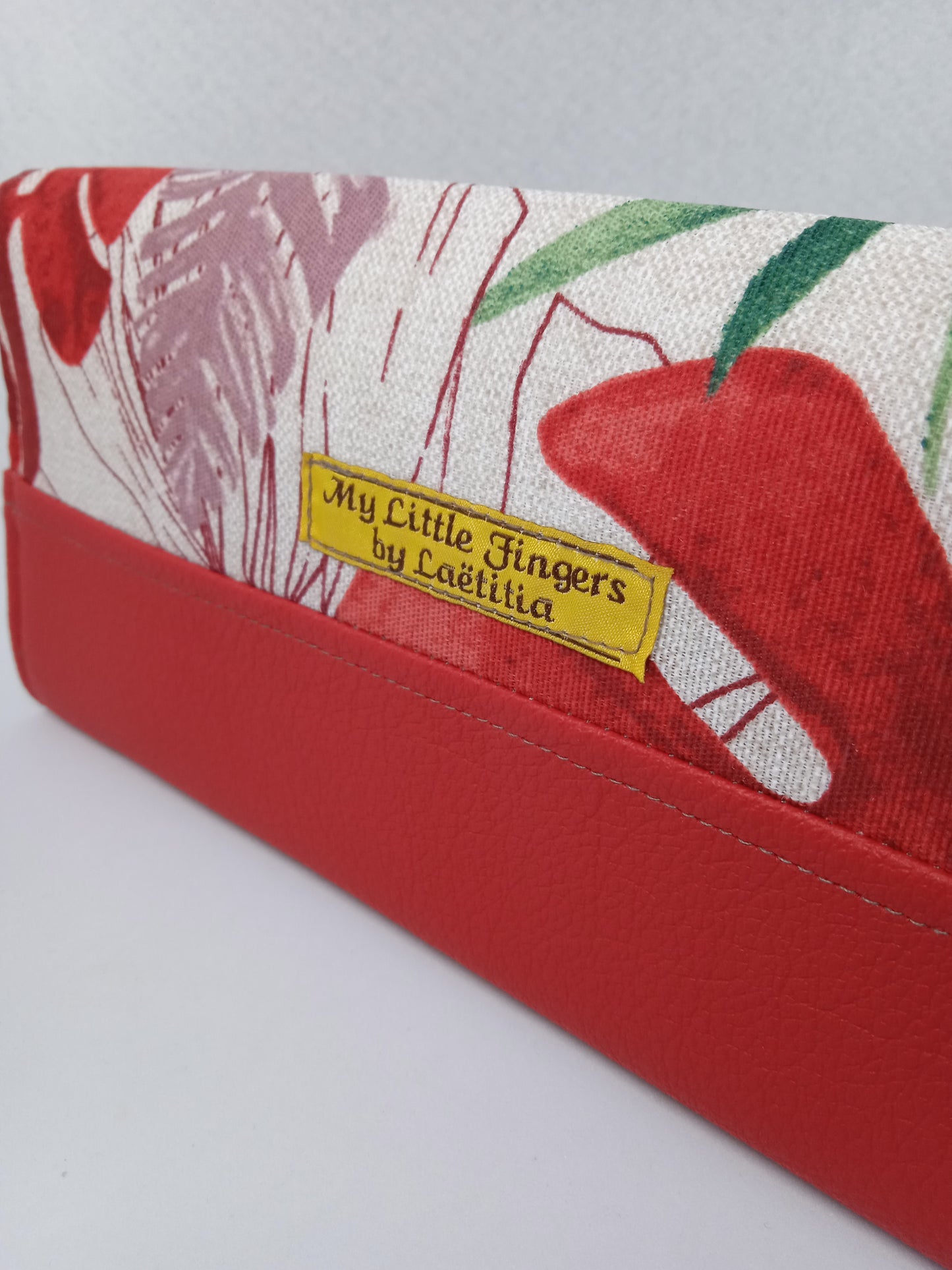 Portefeuille Compagnon Feuillage rouge