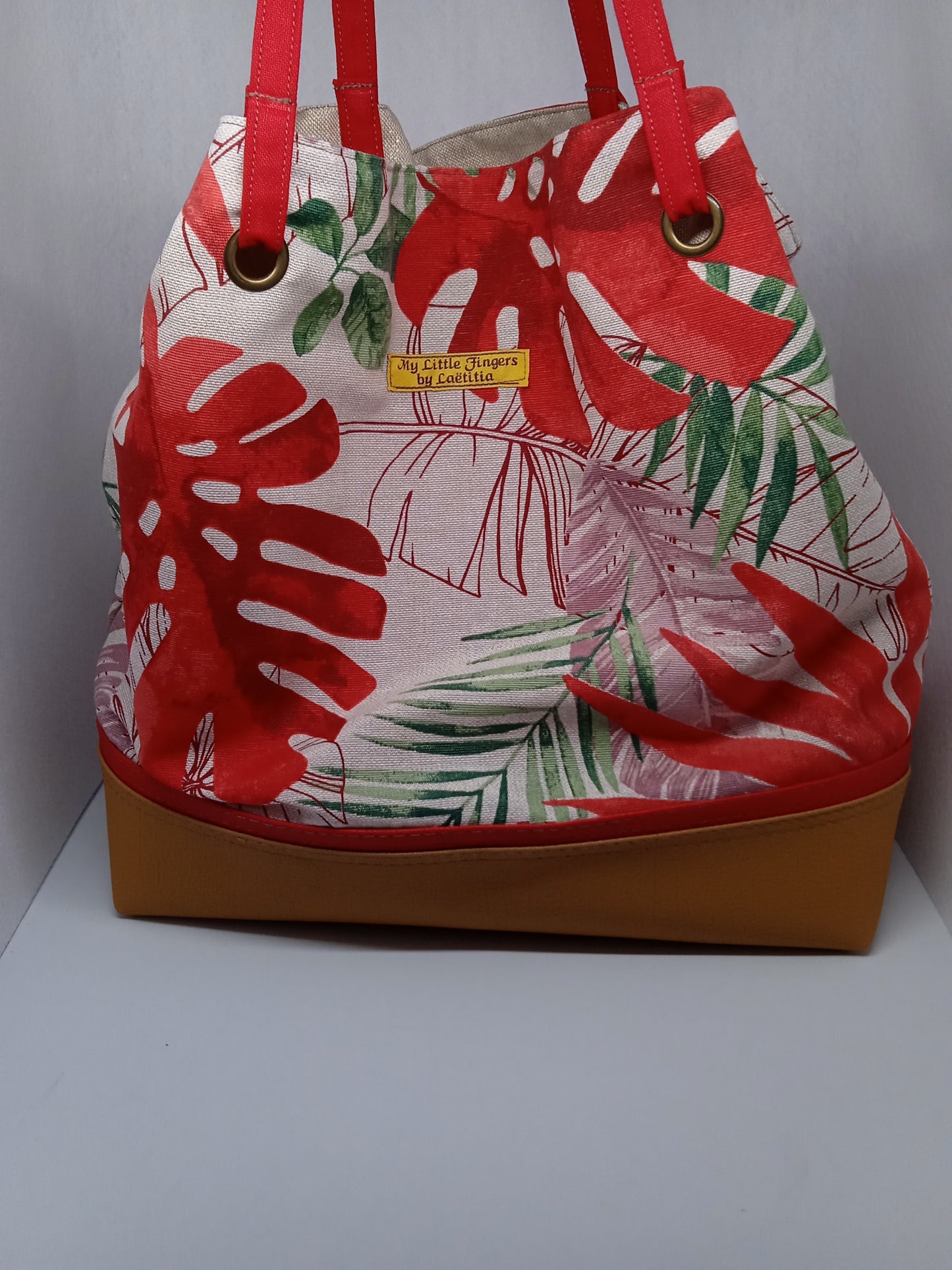 Sac cabas "fourre tout" rouge