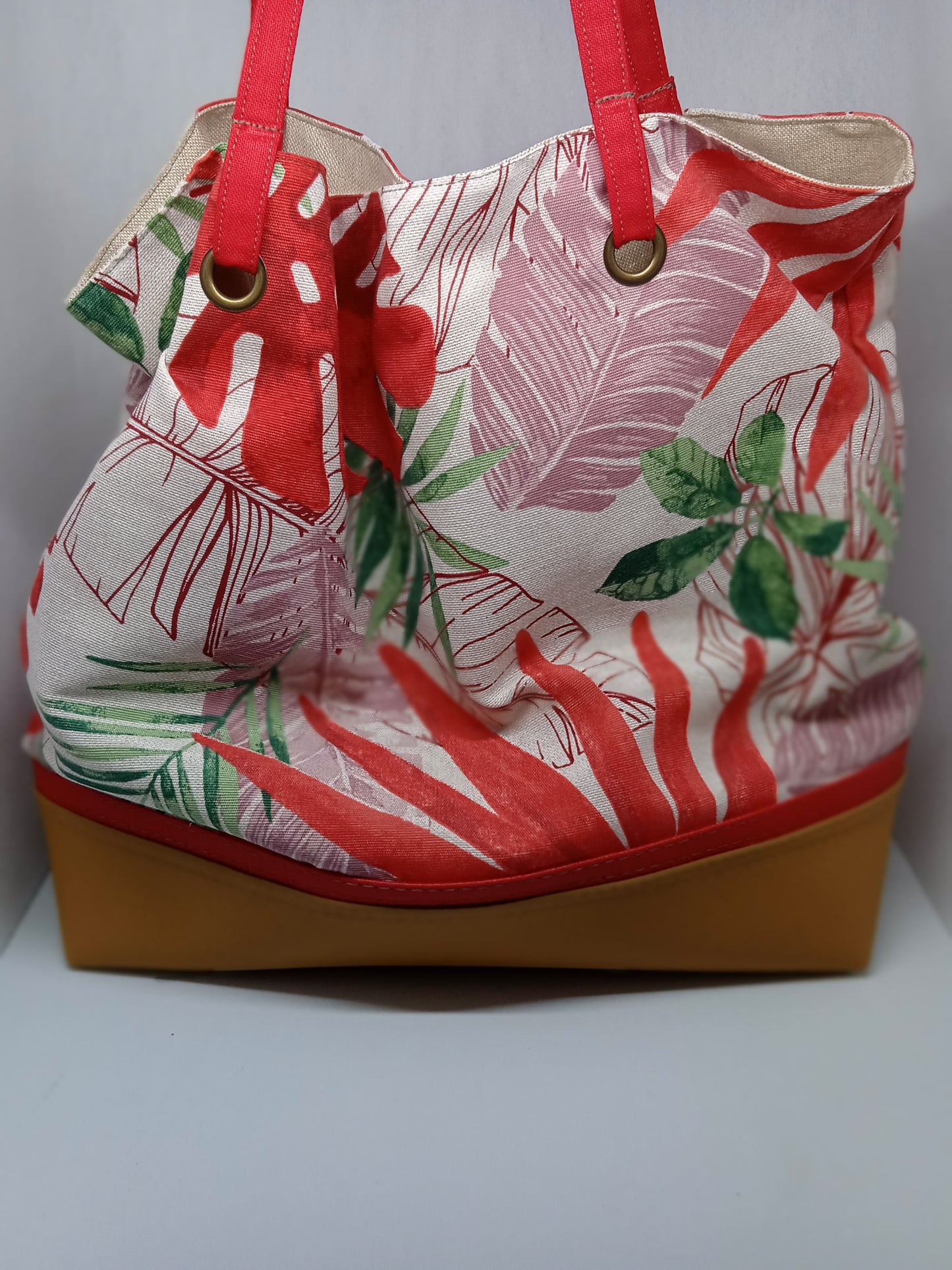 Sac cabas "fourre tout" rouge