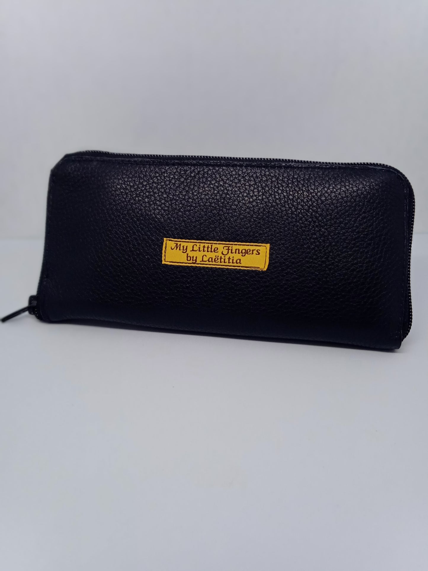 Portefeuille Cuir noir Mixte
