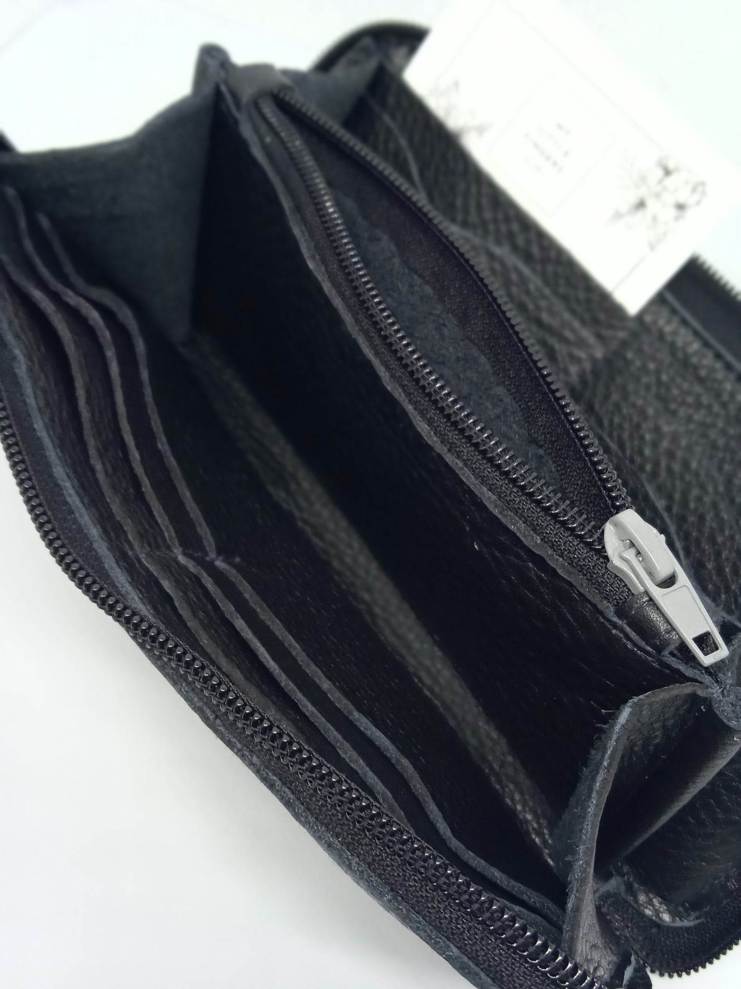 Portefeuille Cuir noir Mixte