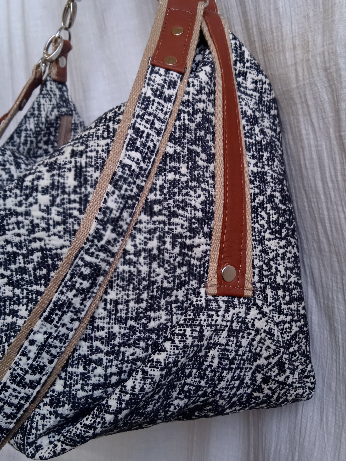 Sac Fourre-tout Noir et Blanc