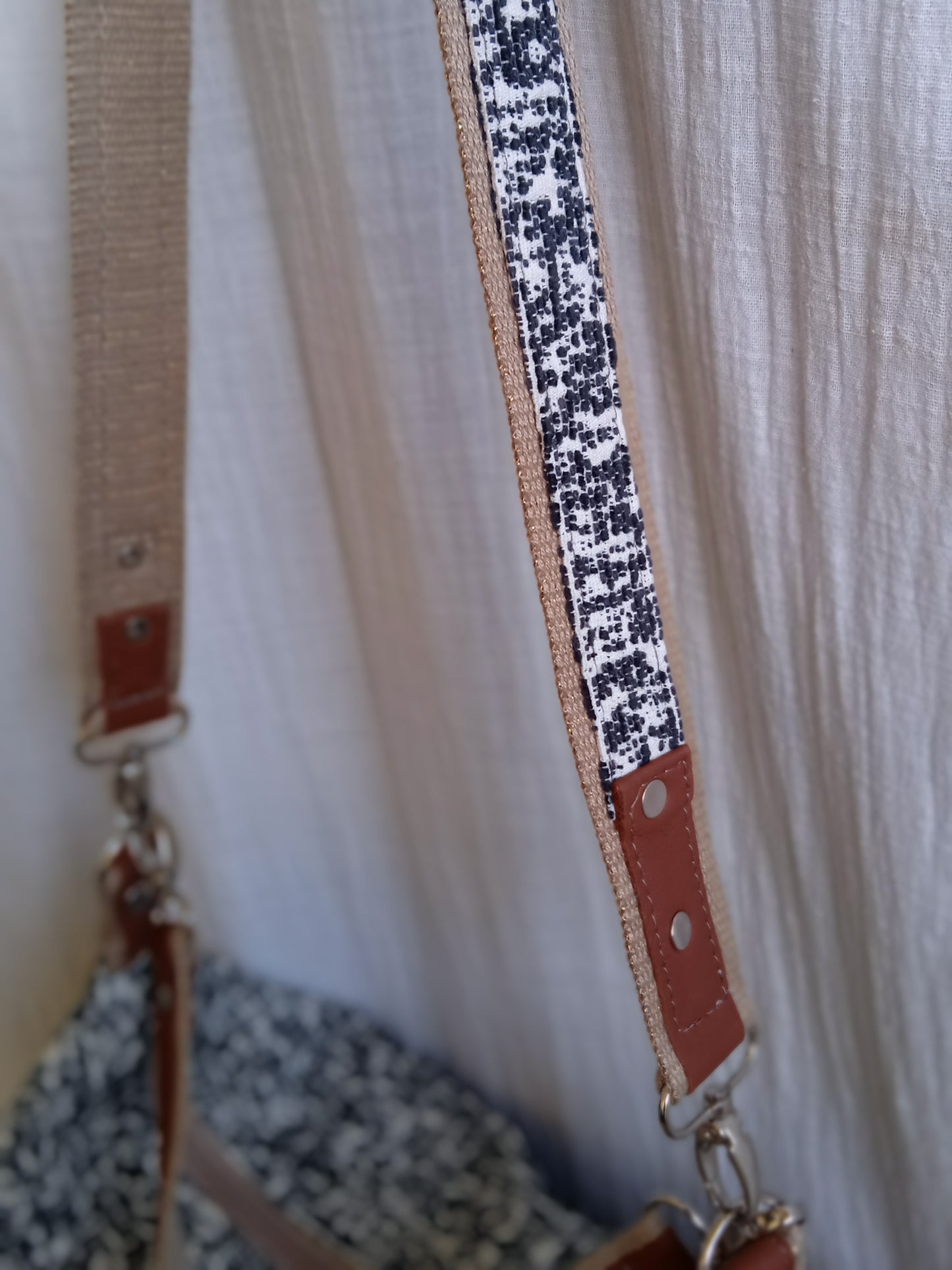 Sac Fourre-tout Noir et Blanc