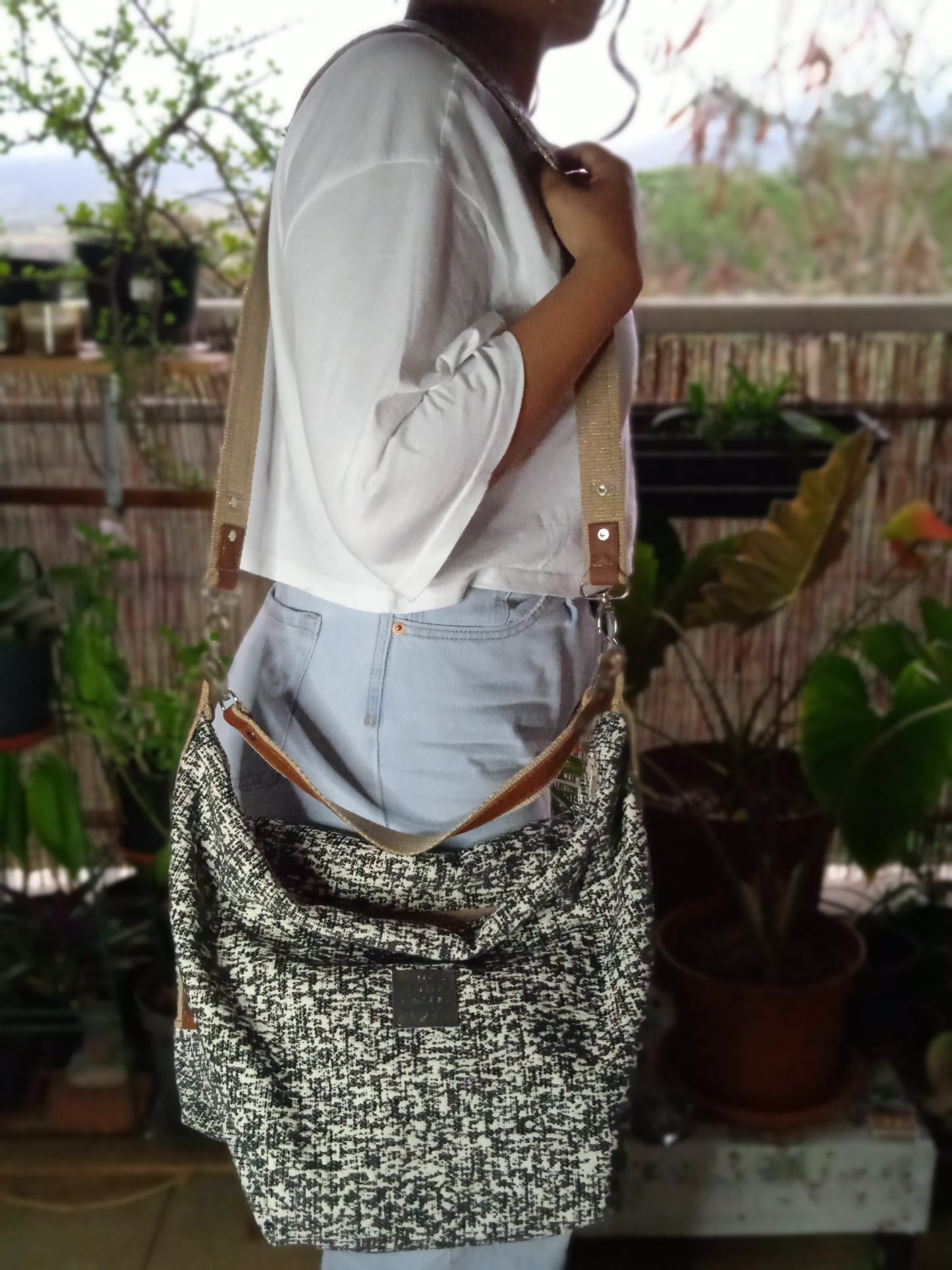 Sac Fourre-tout Noir et Blanc