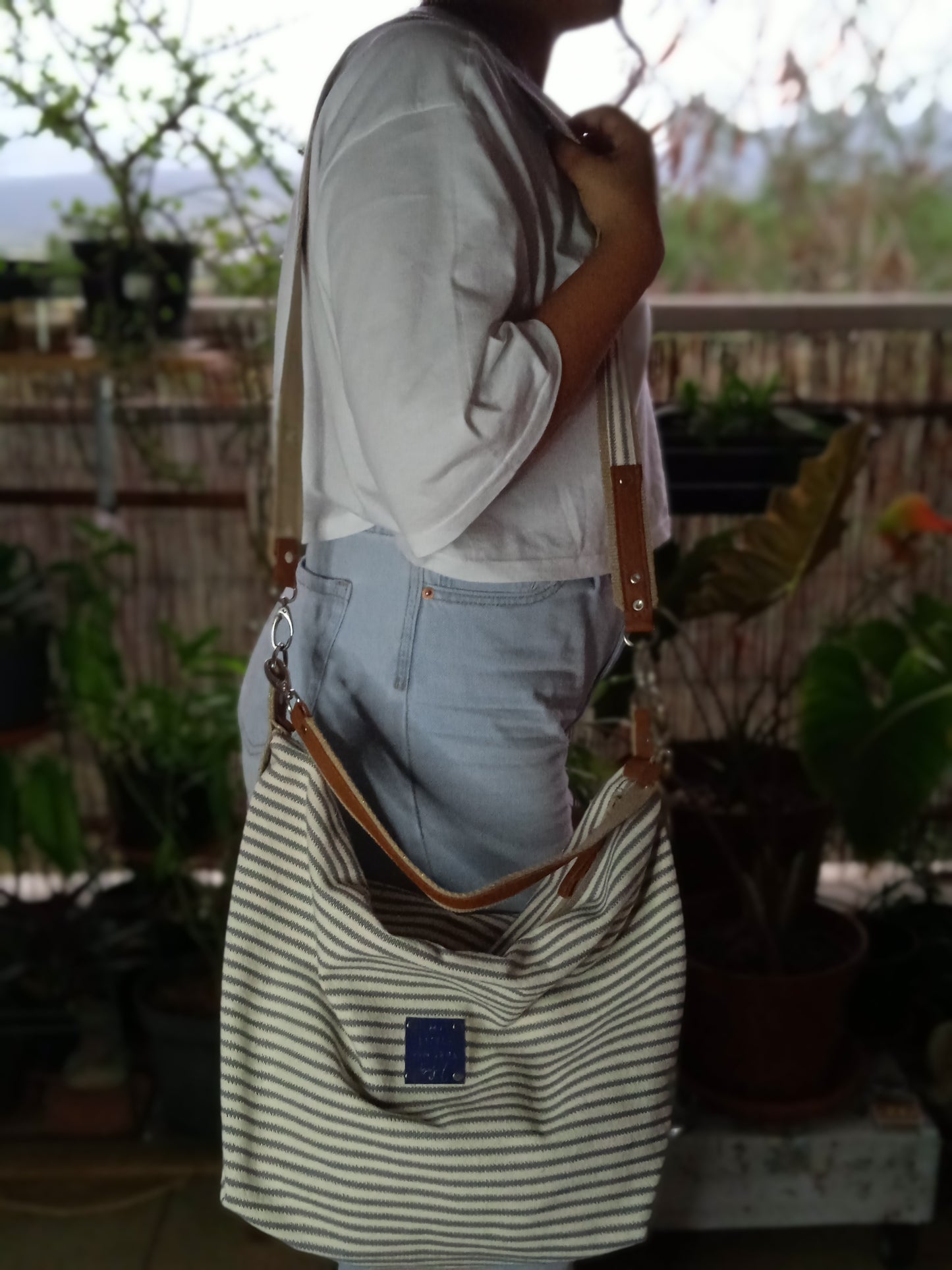 Sac Fourre-tout à rayures