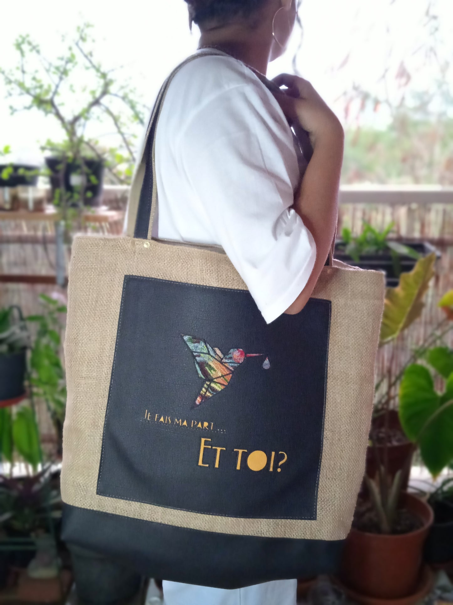 Sac Cabas Colibri Noir