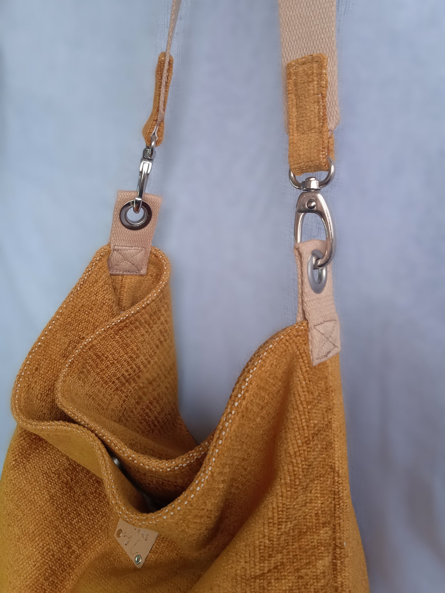 Sac Fourre-tout en Velours Gratté