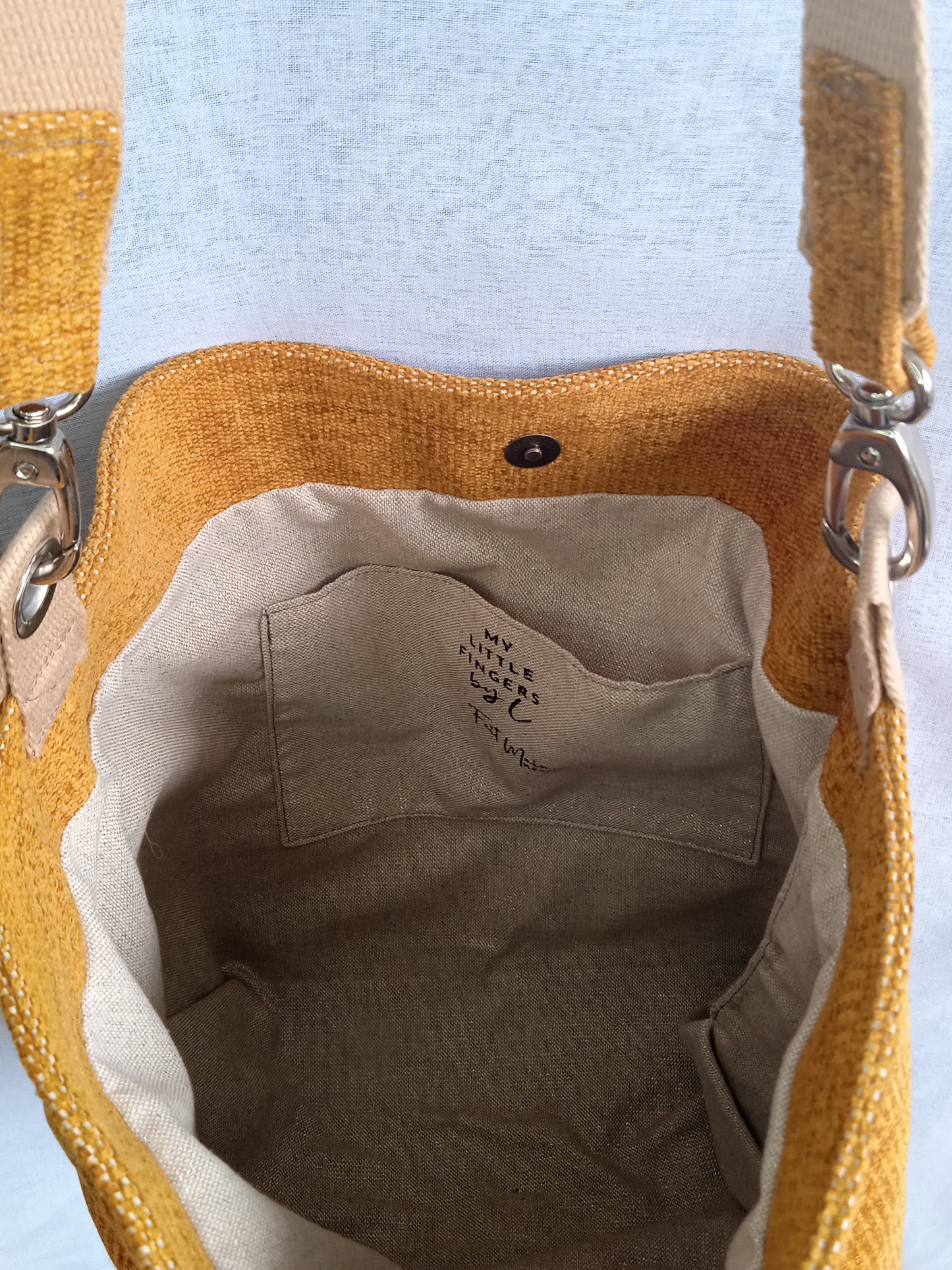 Sac Fourre-tout en Velours Gratté