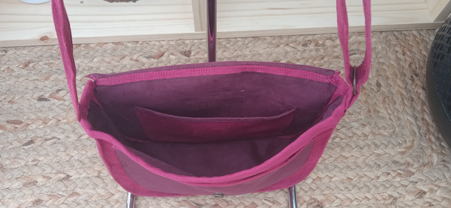 Sac Besace Fuchsia