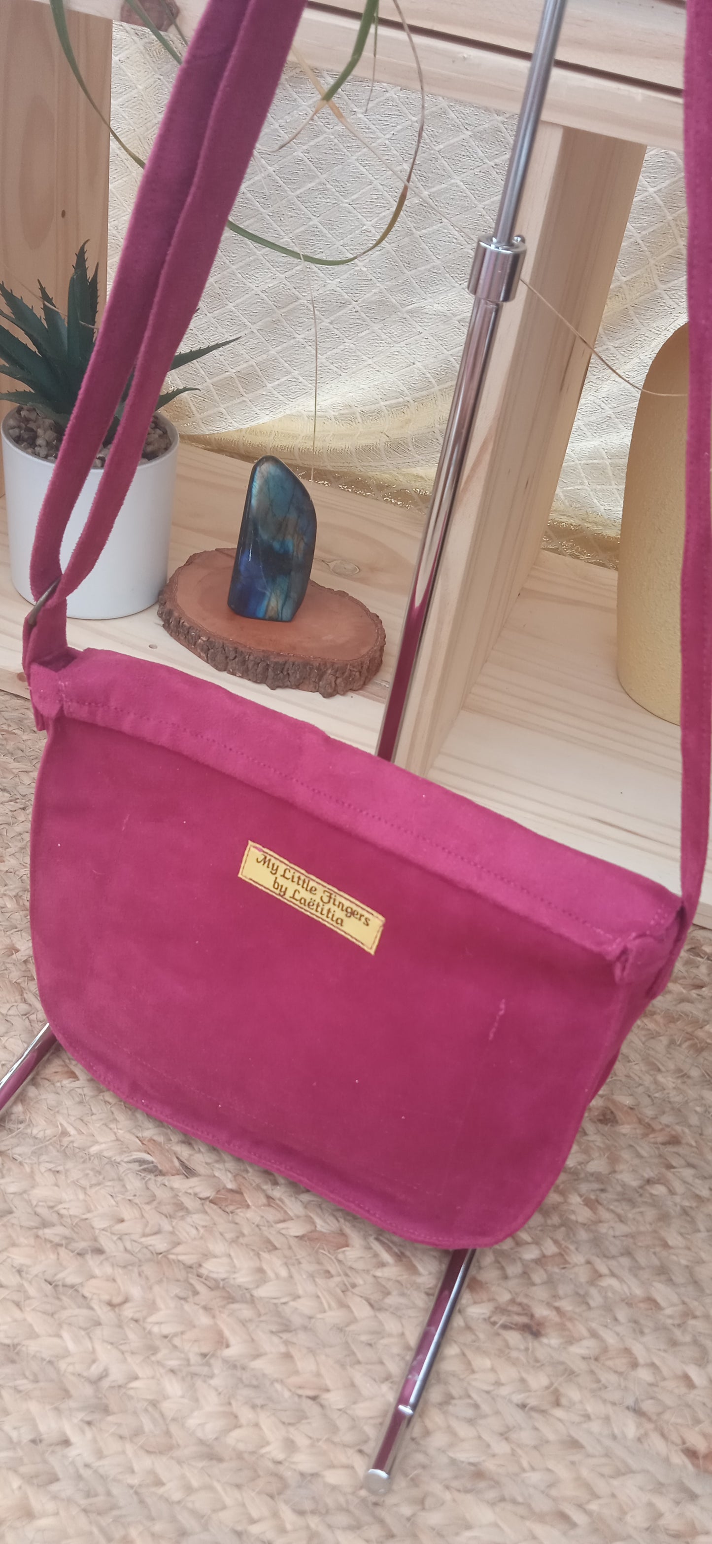Sac Besace Fuchsia