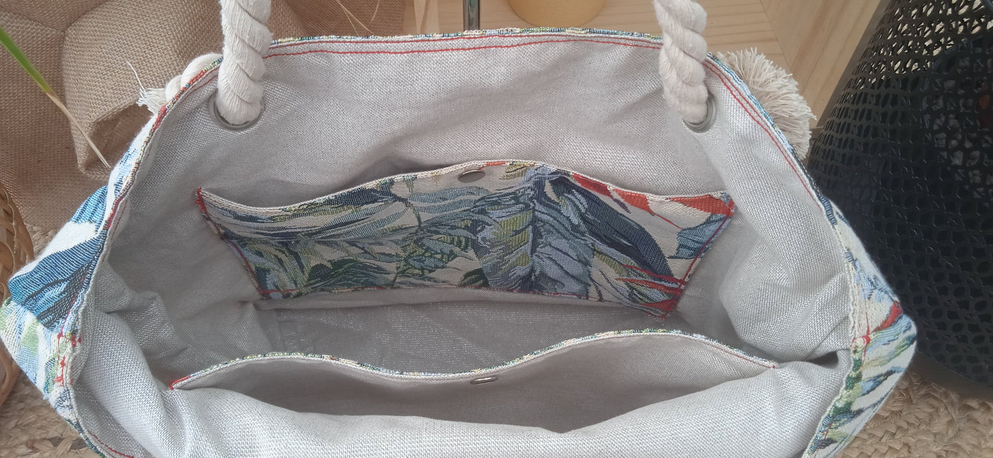 Sac Cabas Exotique + Pochette