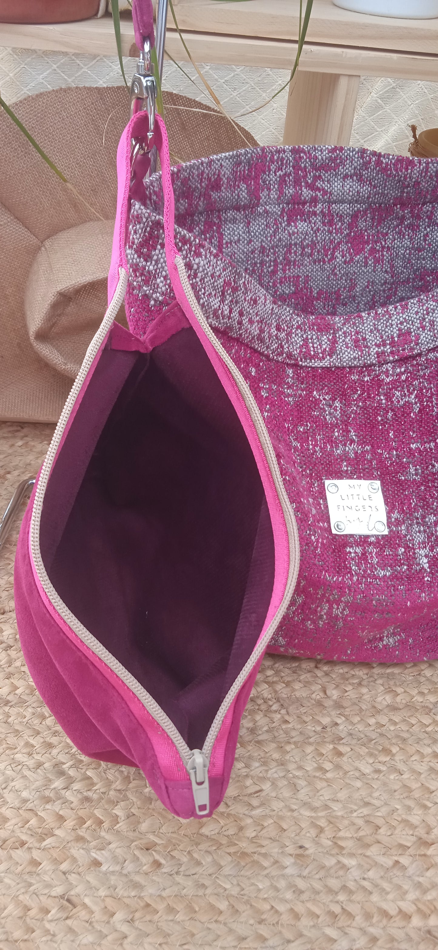 Sac Fuchsia réversible