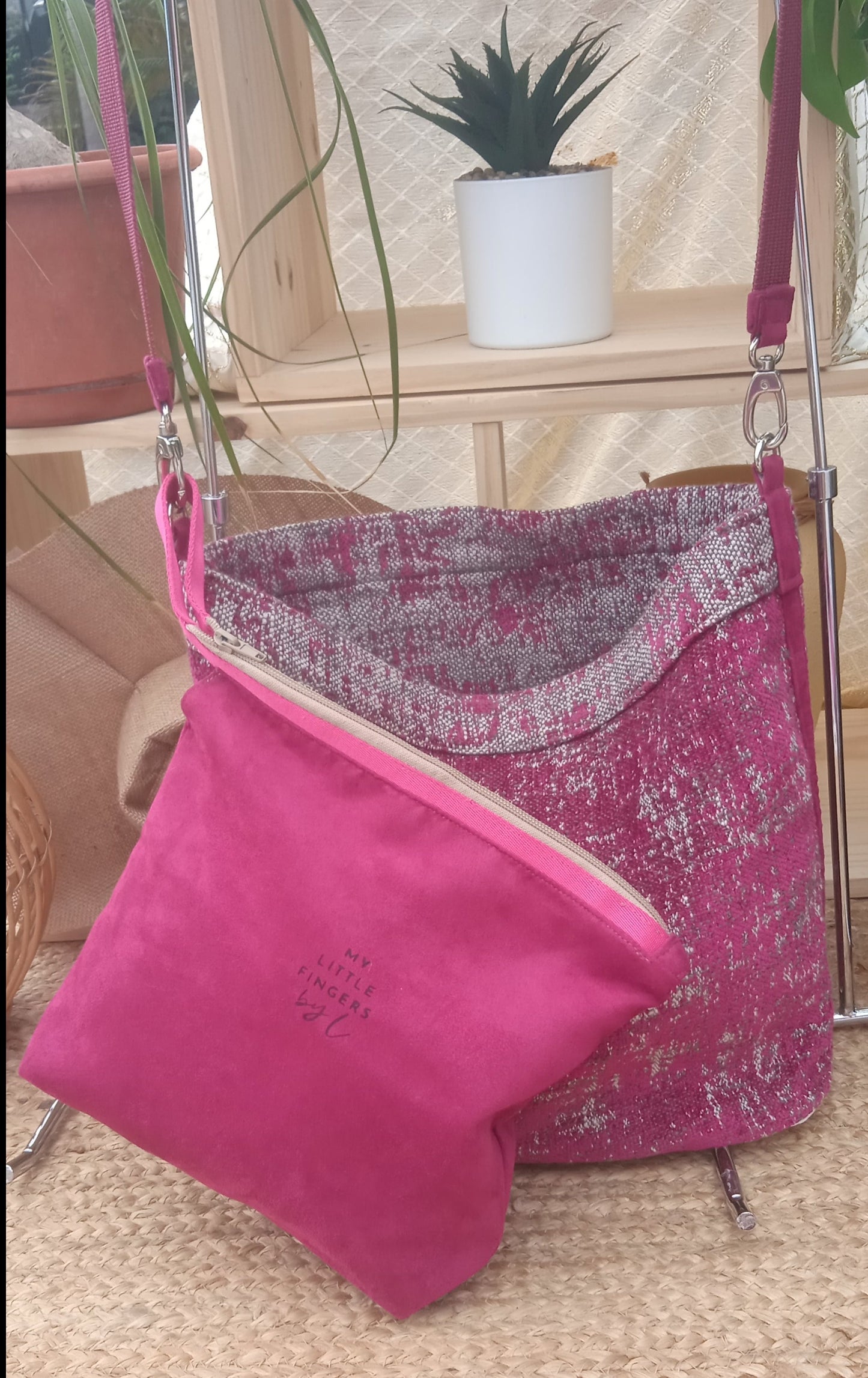 Sac Fuchsia réversible