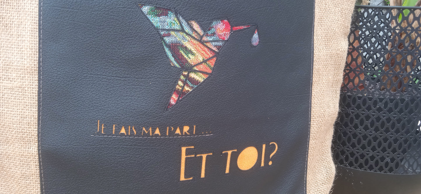 Sac Cabas Colibri Noir
