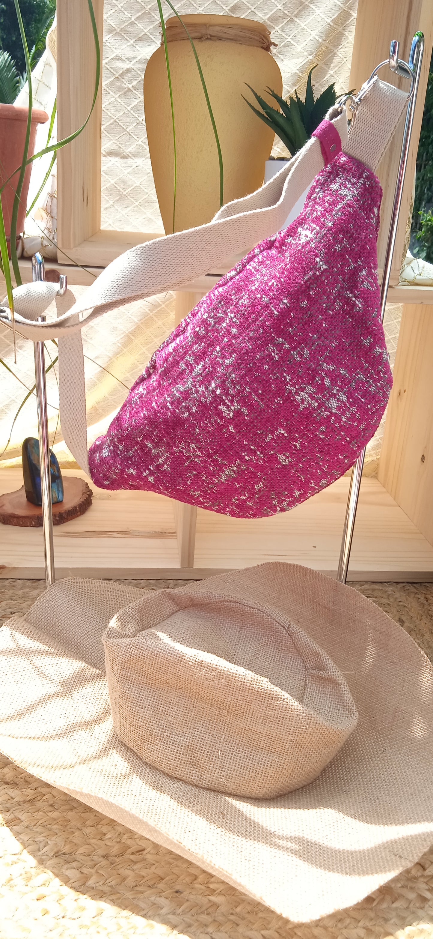 Sacoche Banane Fuchsia