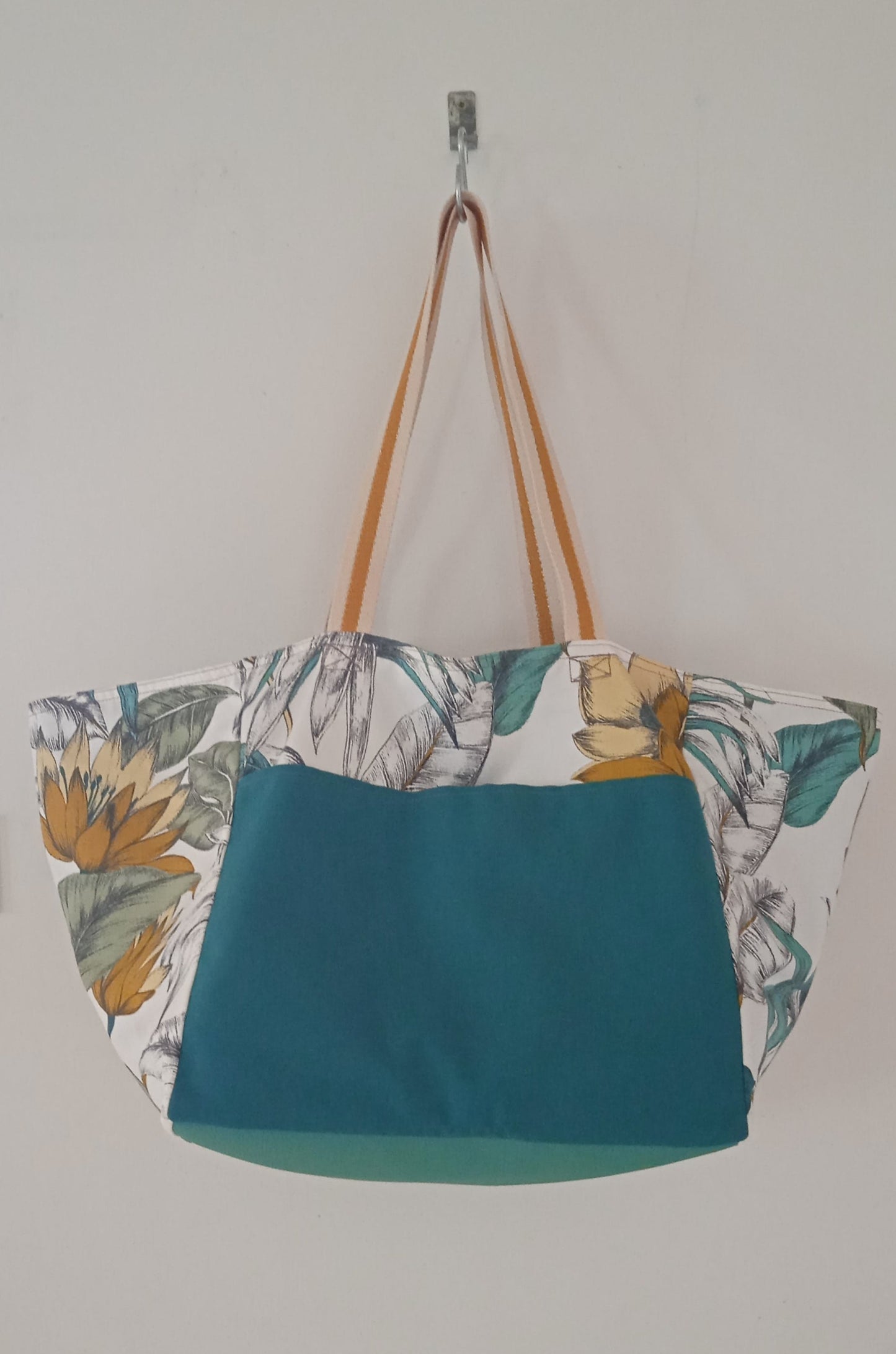 Sac de Plage Réversible Fleur