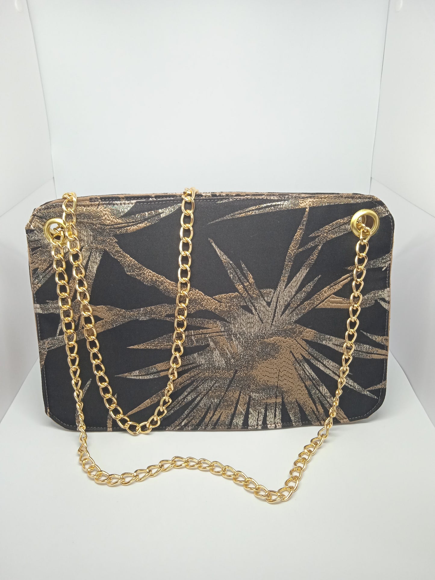 Sac à main "Chic & Class" Satiné Noir