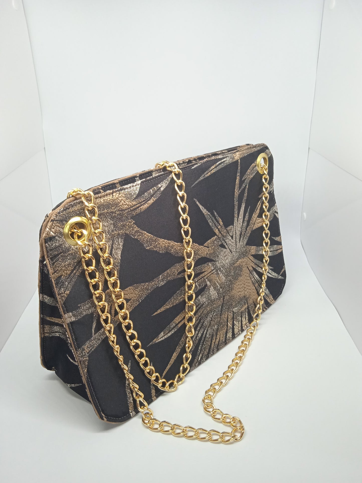 Sac à main "Chic & Class" Satiné Noir