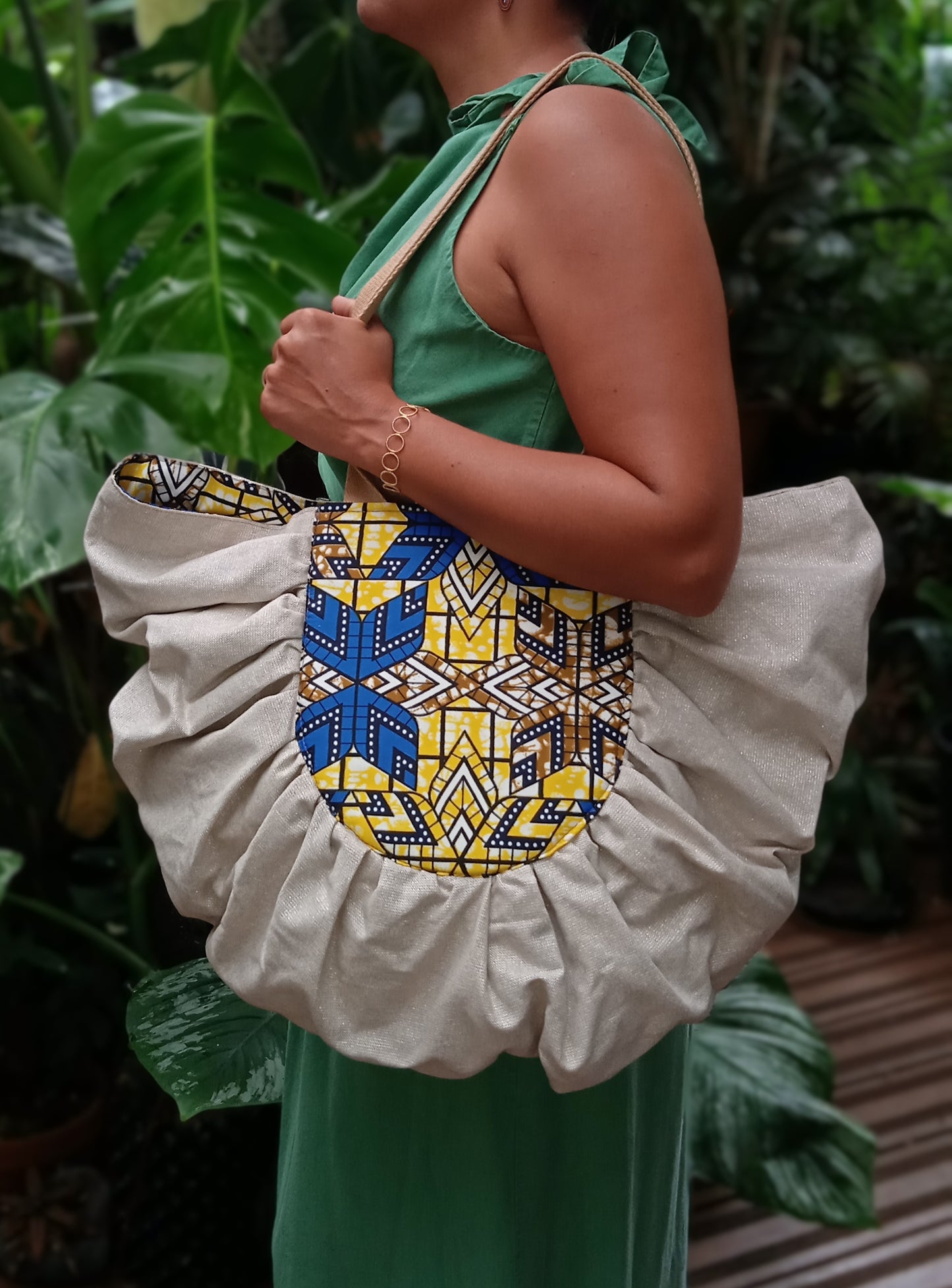 Sac Cabas Réversible Wax (Touché velours)