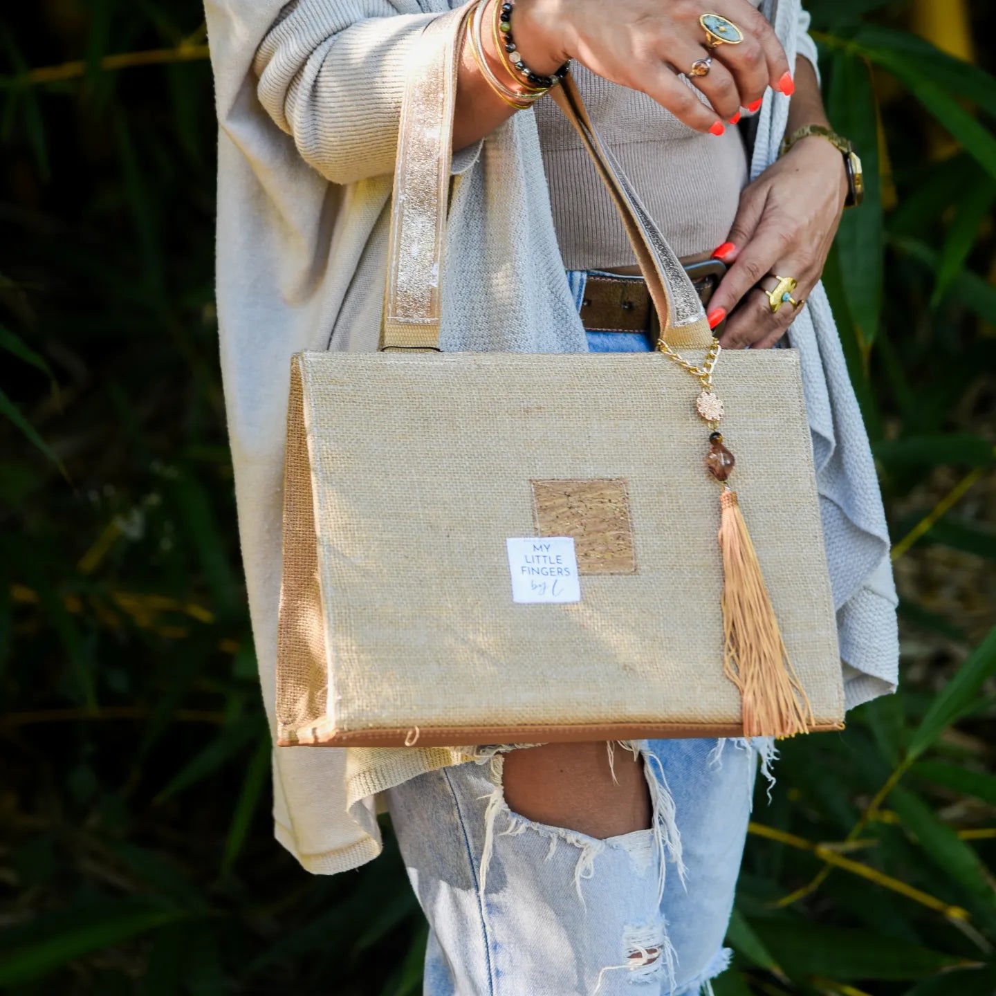 Sac à main Toile de Jute