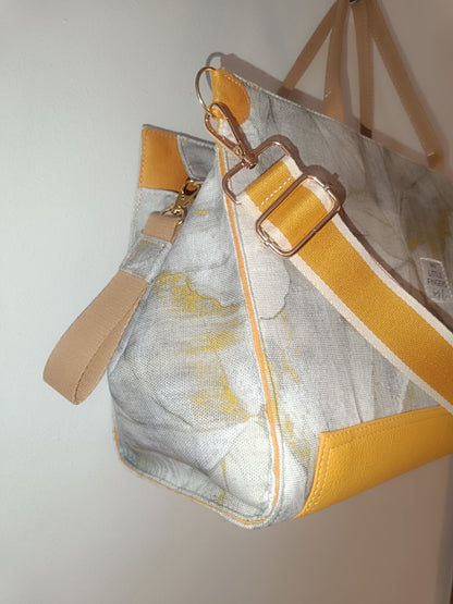 Sac Business Woman gris jaune