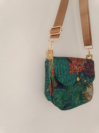 Sac besace vert