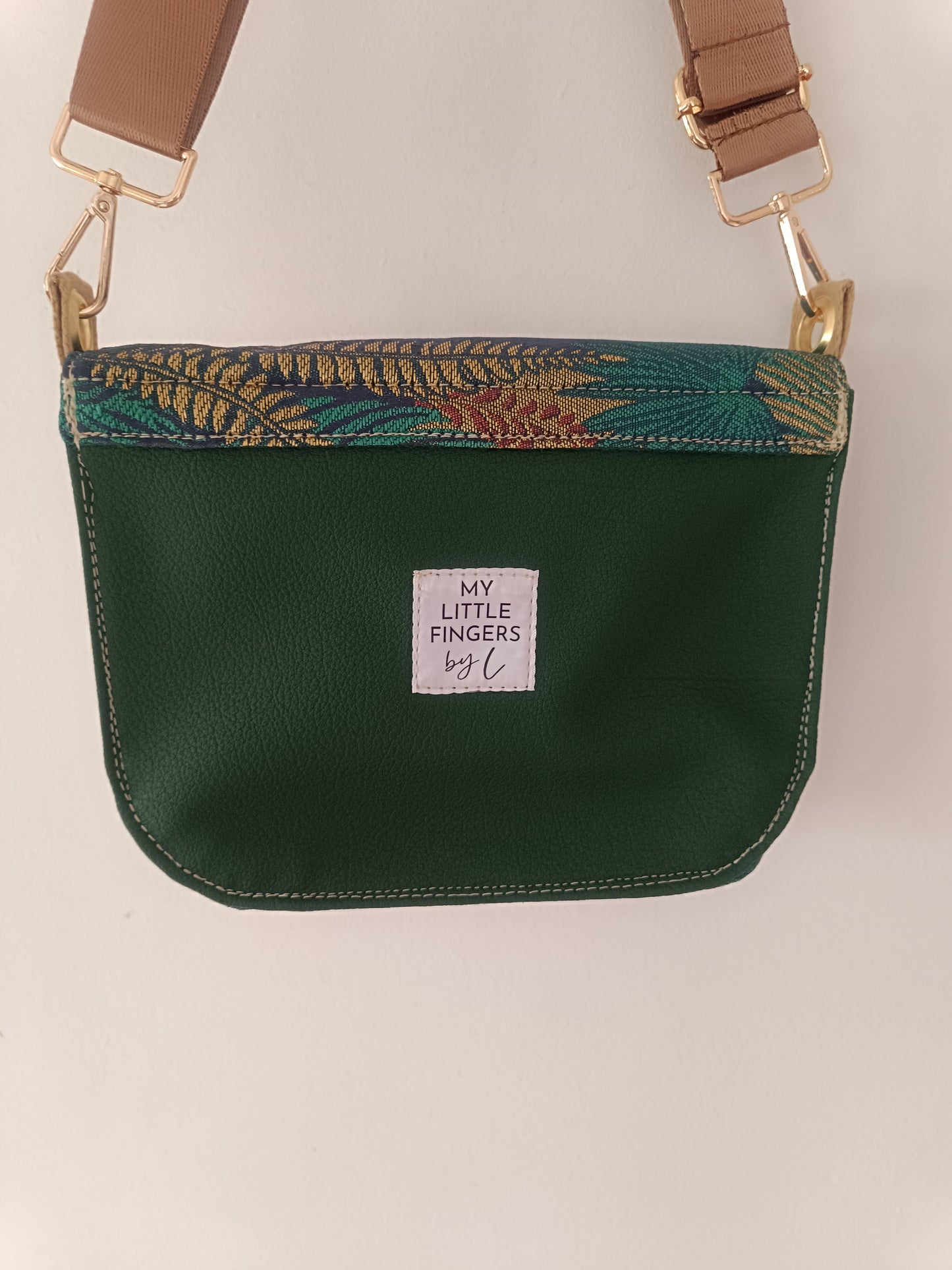 Sac besace vert