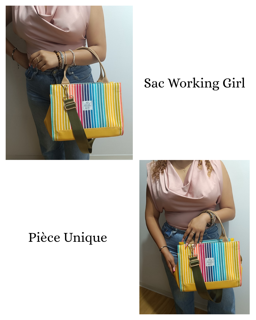 Sac Working Girl (Arc en ciel)